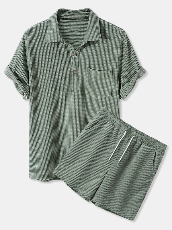 Luxe Polo Shirt and Shorts Set