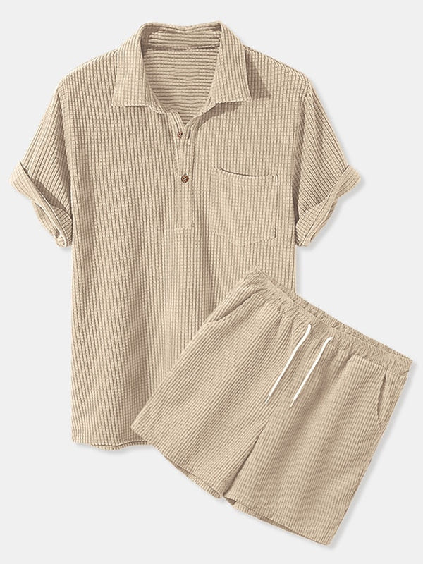 Luxe Polo Shirt and Shorts Set
