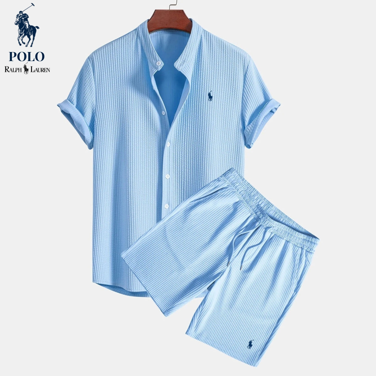 Luxe Polo Shirt and Shorts Set