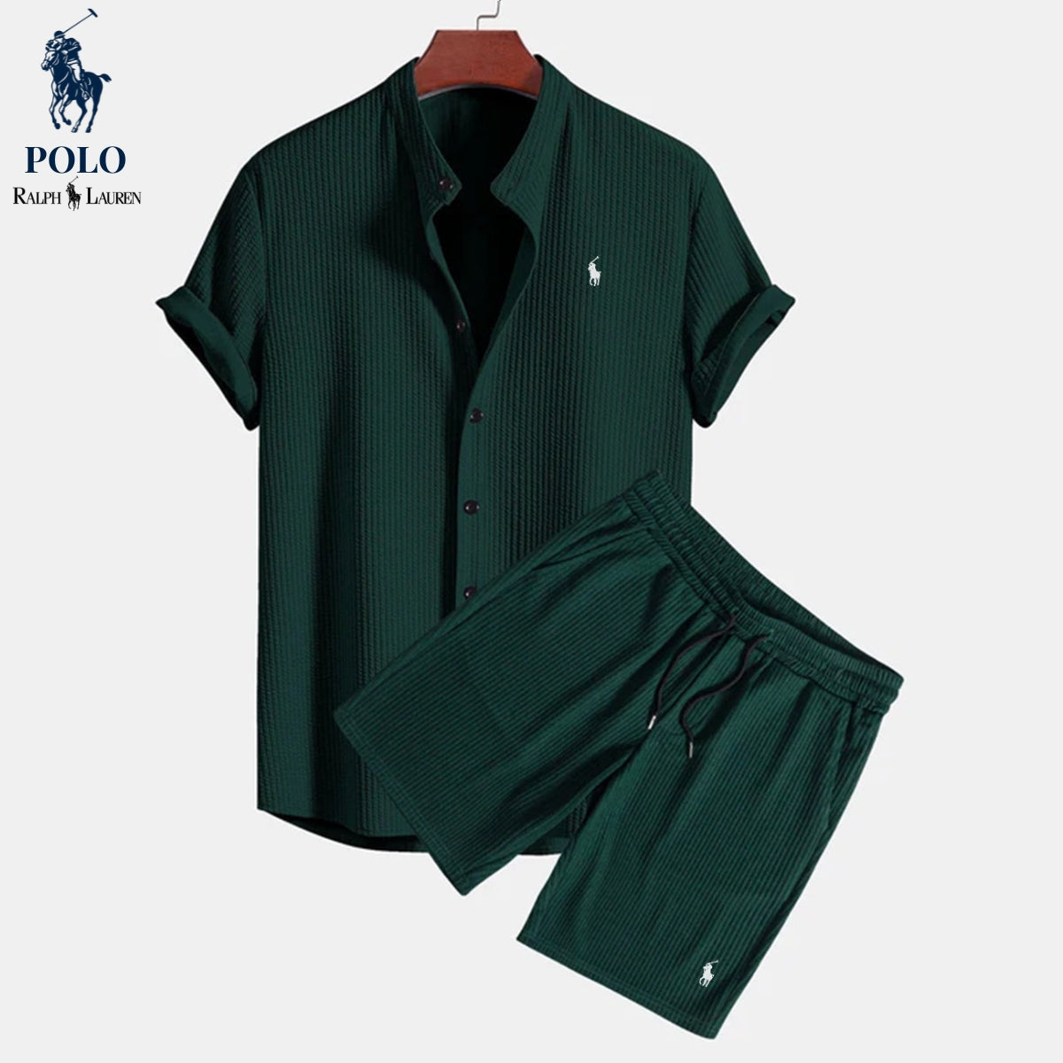 Luxe Polo Shirt and Shorts Set