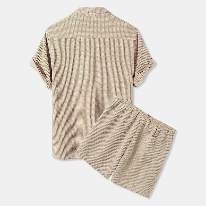 Luxe Polo Shirt and Shorts Set